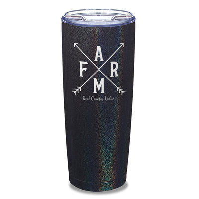 Farm Arrows Laser Etched Tumbler