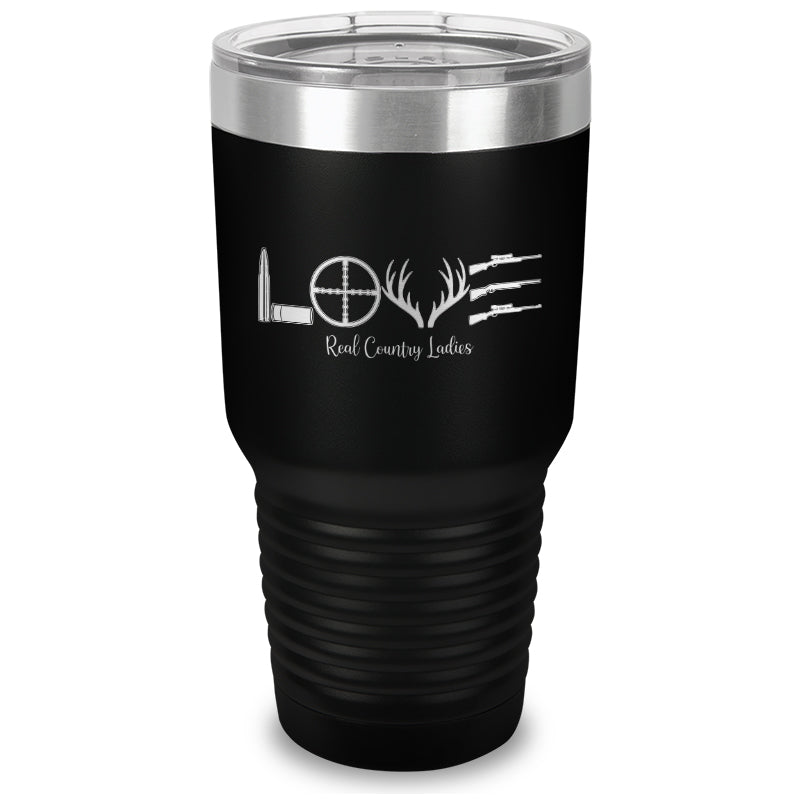 Hunting Love Laser Etched Tumbler