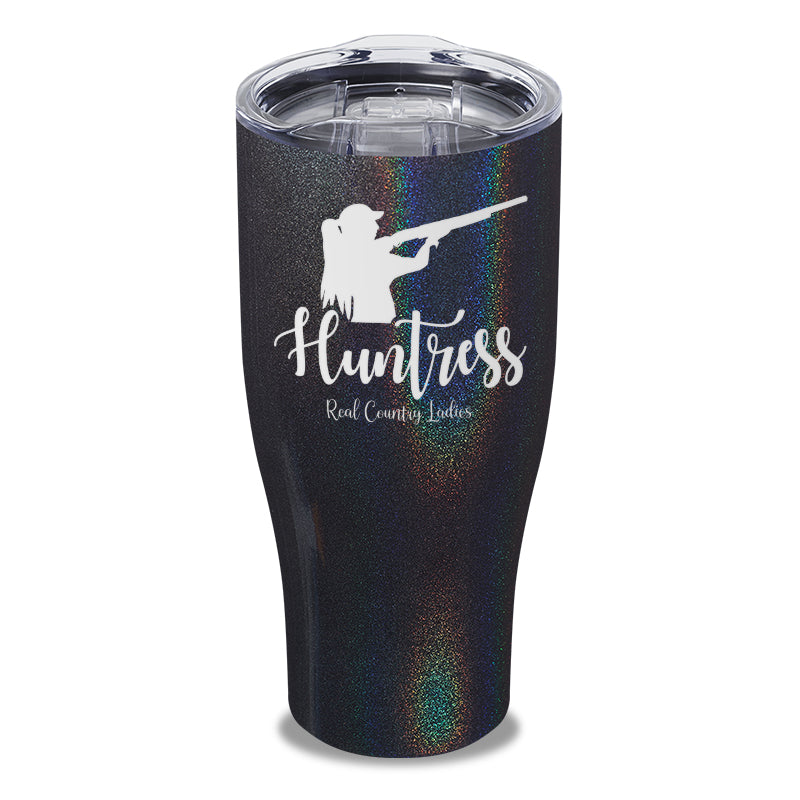 Huntress Shotgun Laser Etched Tumbler