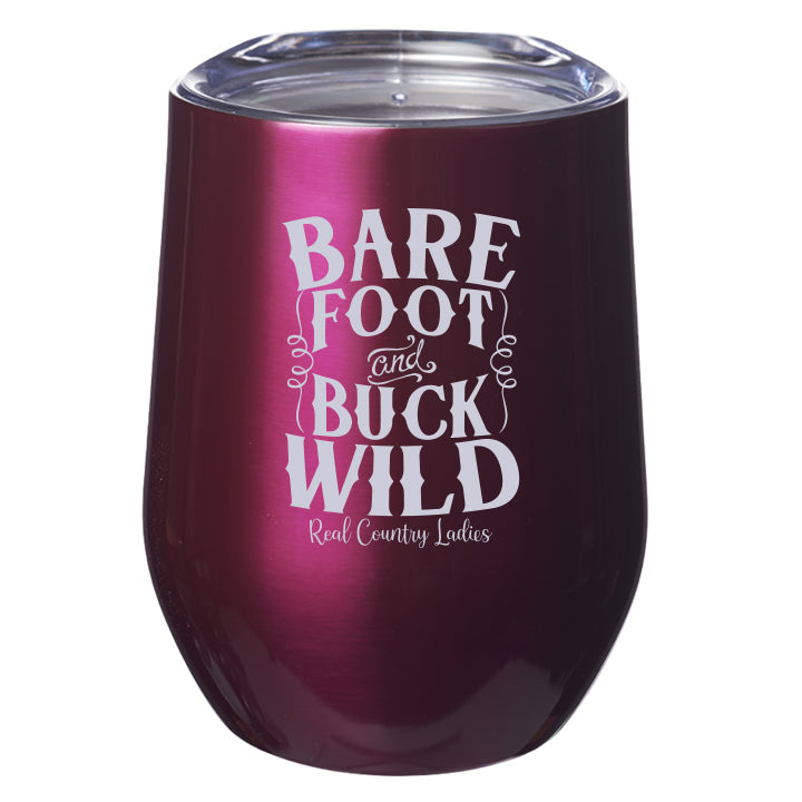 Bare Foot and Buck Wild Stemless Wine Cup