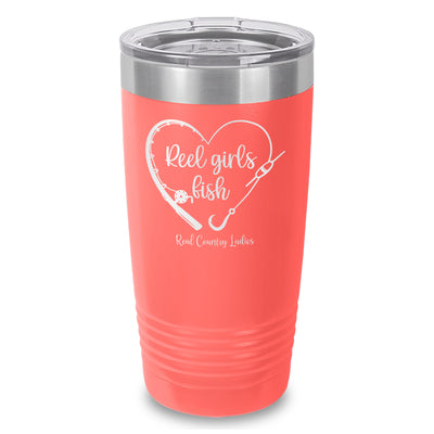 Reel Girls Fish Laser Etched Tumbler