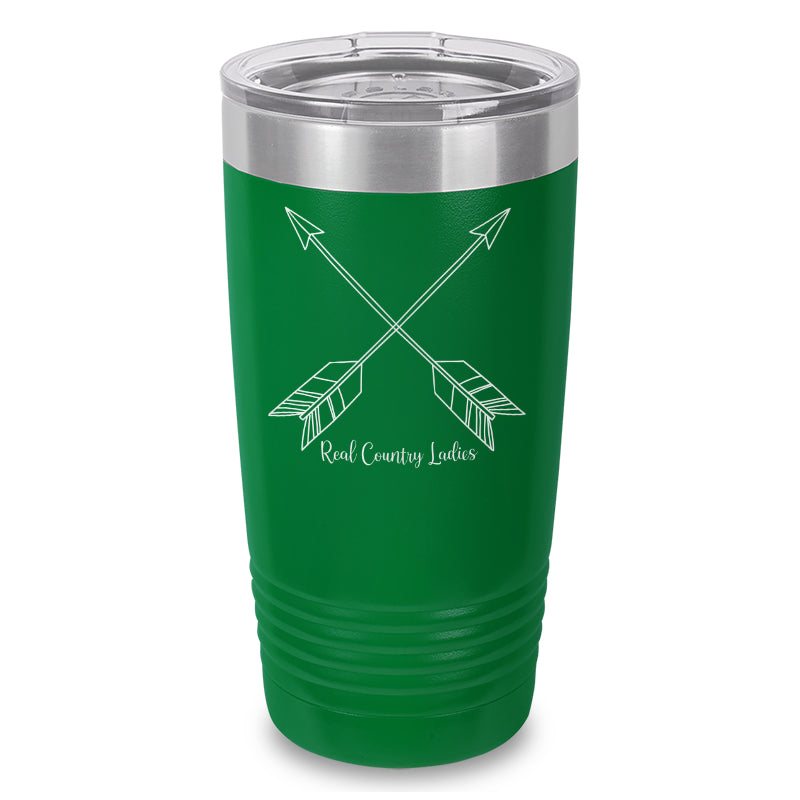 Cute Arrows Laser Etched Tumbler