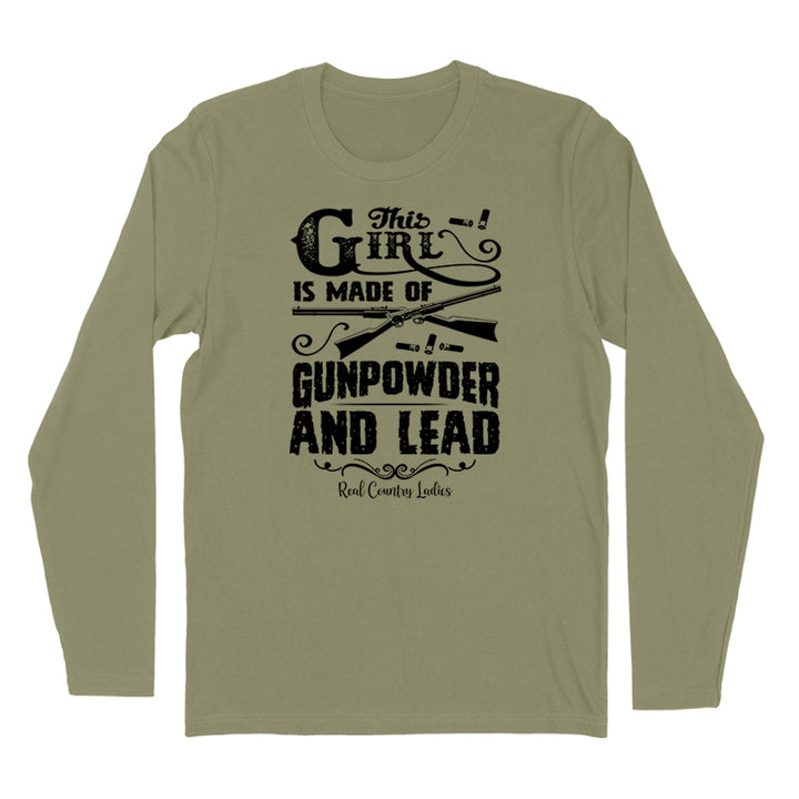 Gunpowder And Lead Black Print Hoodies & Long Sleeves