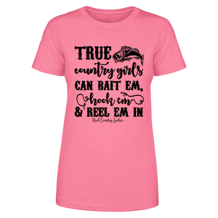 True Country Girls Black Print Front Apparel