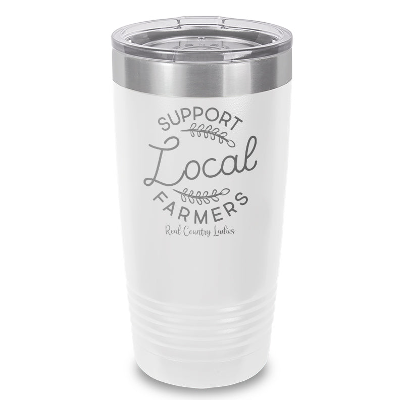 Support Local Farmers Laser Etched Tumbler