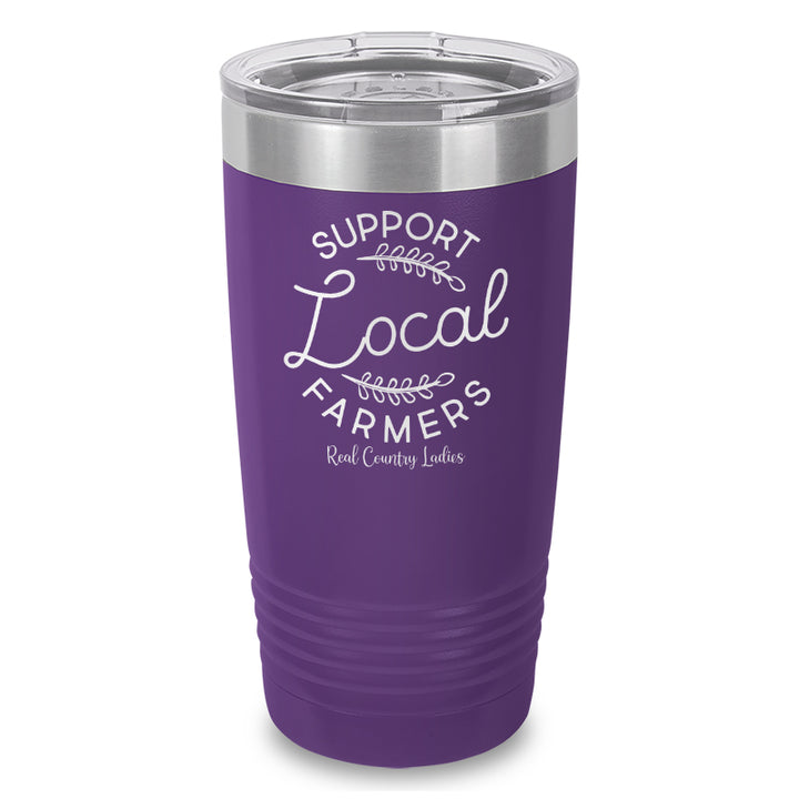 Support Local Farmers Laser Etched Tumbler