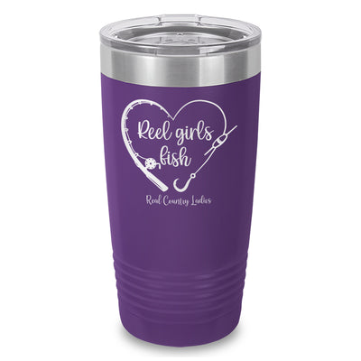 Reel Girls Fish Laser Etched Tumbler