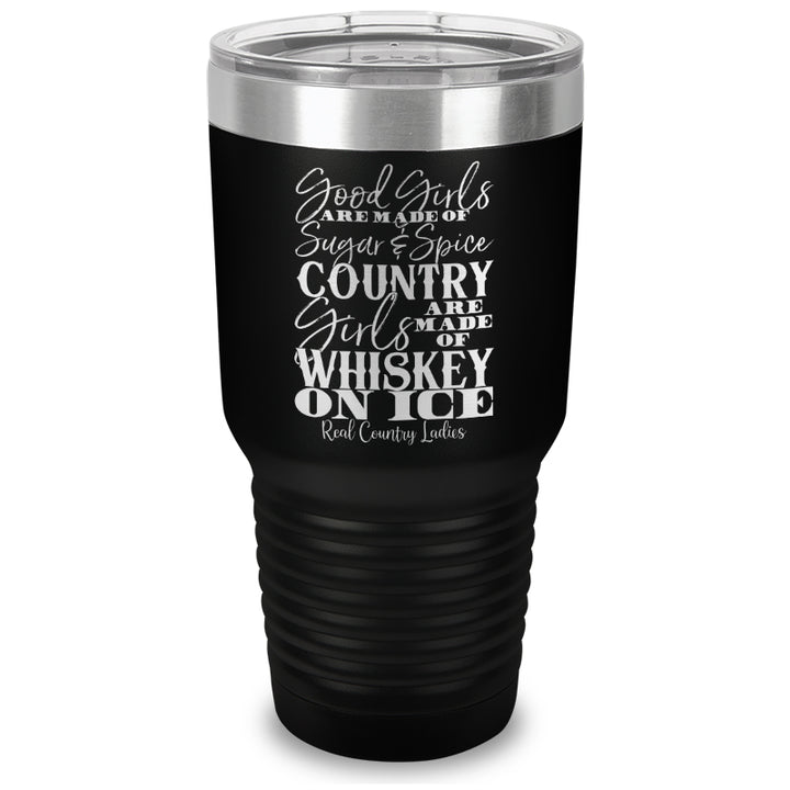 Whiskey On Ice Laser Etched Tumbler