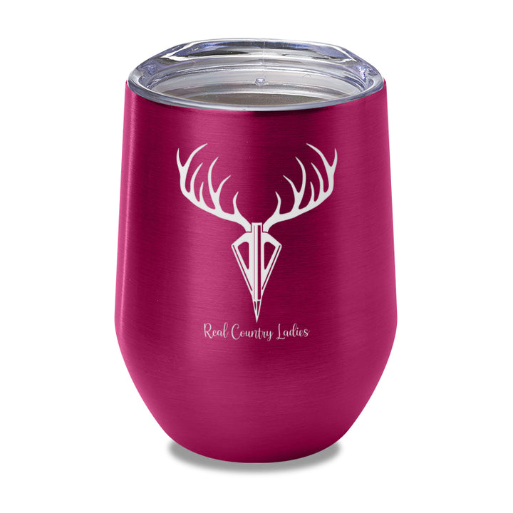 Arrow Deer Laser Etched Tumbler