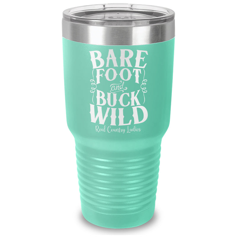 Bare Foot And Buck Wild Laser Etched Tumbler