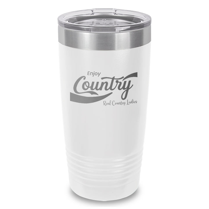 Enjoy Country Laser Etched Tumbler