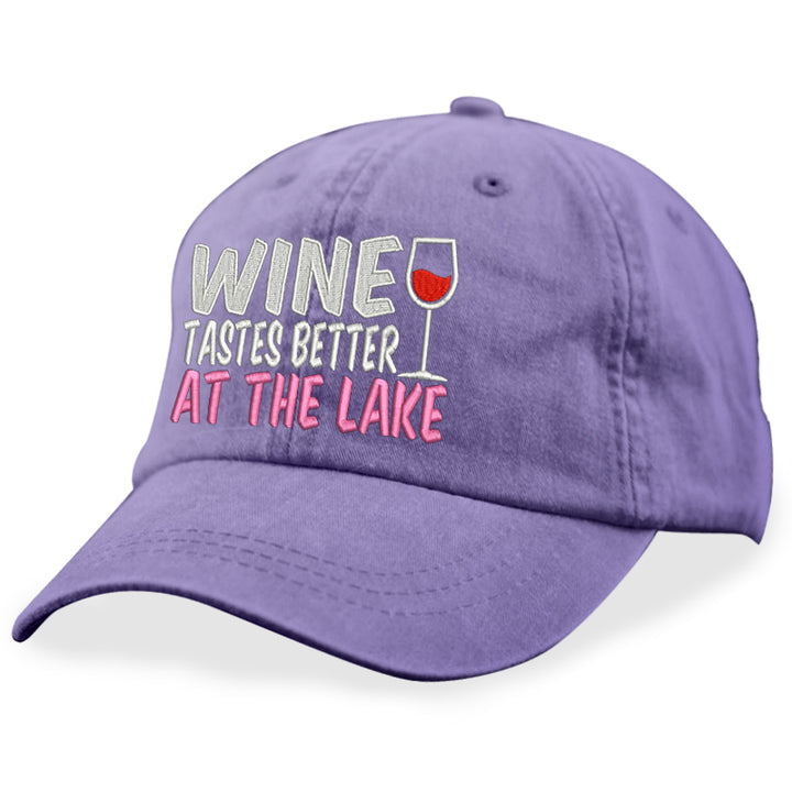 Wine Tastes Better At The Lake Hat