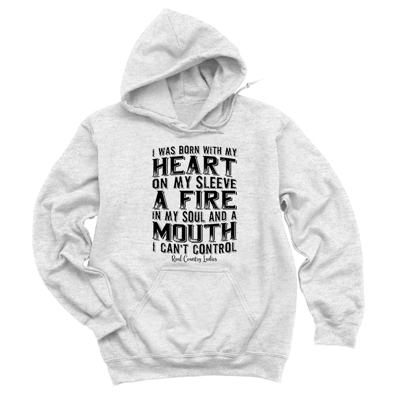 A Mouth I Can't Control Black Print Hoodies & Long Sleeves