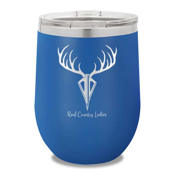 Arrow Deer 12oz Stemless Wine Cup