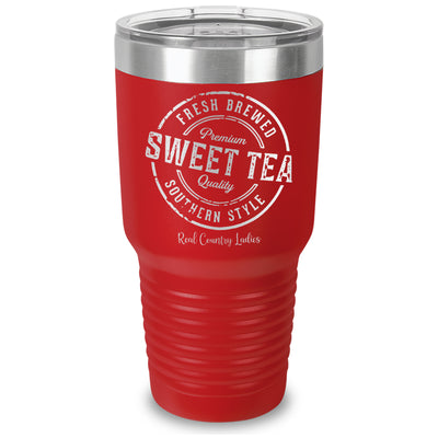 Fresh Brewed Sweet Tea Laser Etched Tumbler