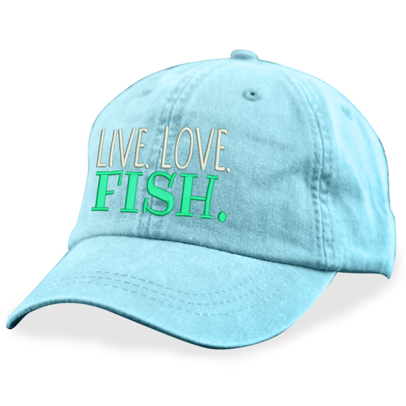 Live Love Fish Hat