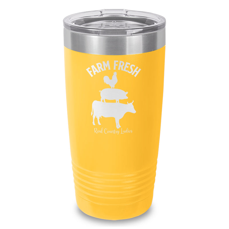 Farm Fresh Laser Etched Tumbler