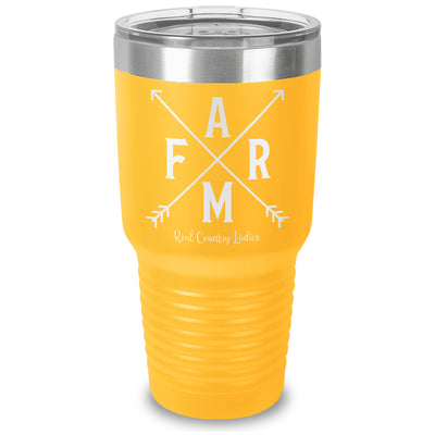 Farm Arrows Laser Etched Tumbler