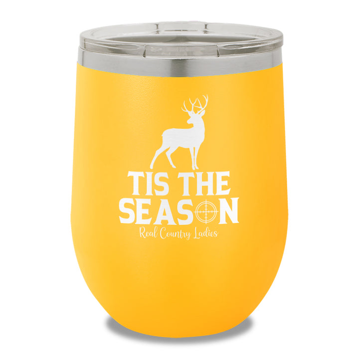 Tis The Season 12oz Stemless Wine Cup