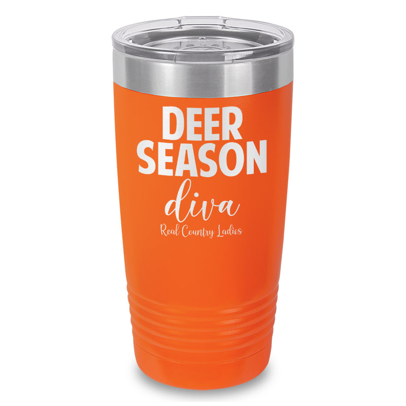 Deer Season Diva Laser Etched Tumbler