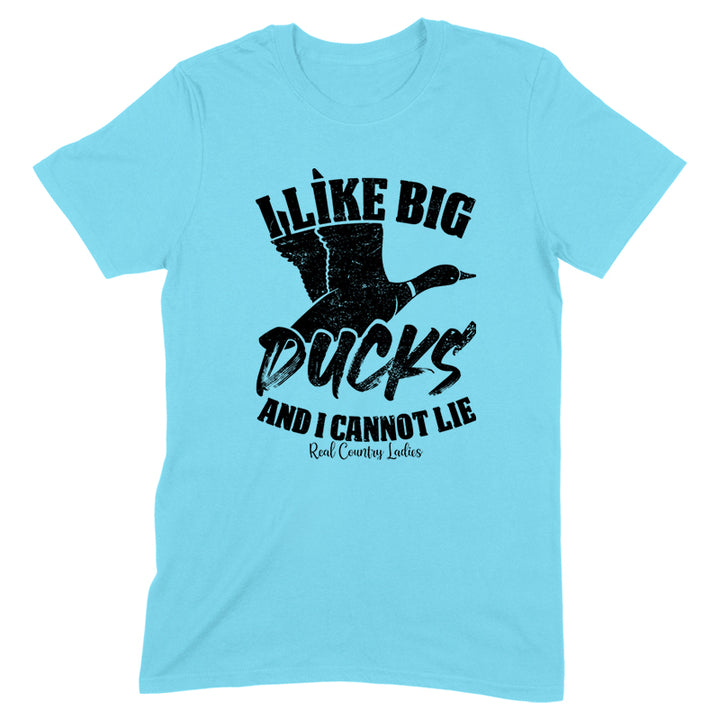 I Like Big Ducks Black Print Front Apparel