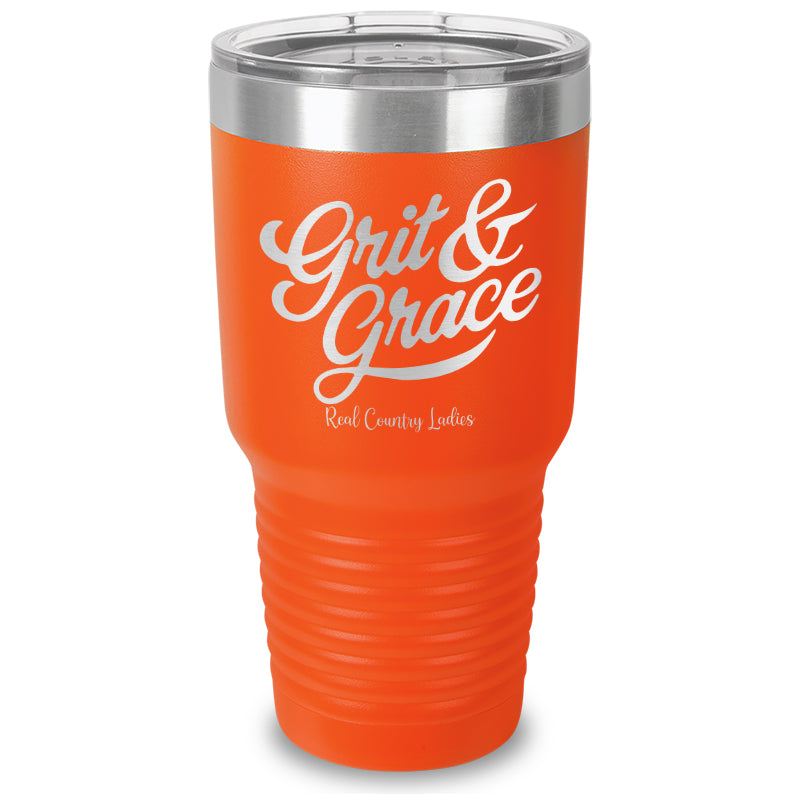 Grit And Grace Laser Etched Tumbler