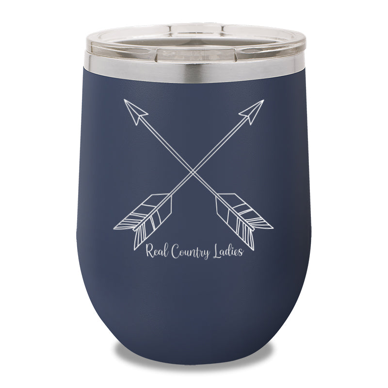 Cute Arrows 12oz Stemless Wine Cup