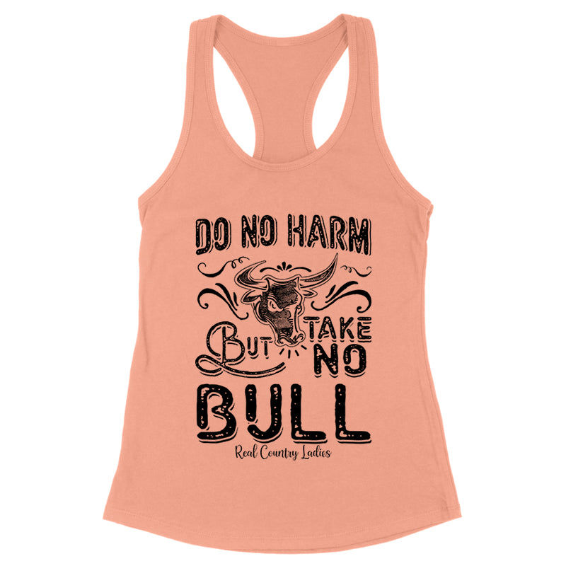 Take No Bull Black Print Front Apparel