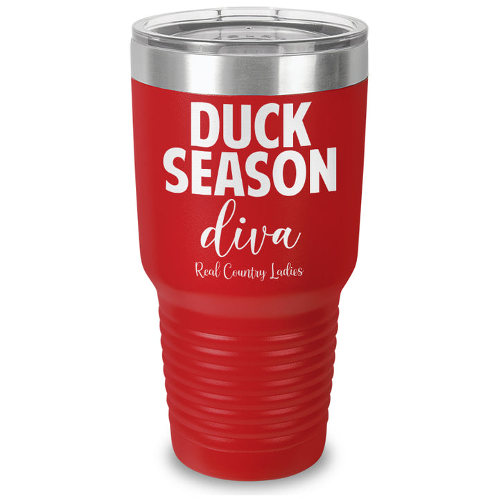 Duck Season Diva Laser Etched Tumbler