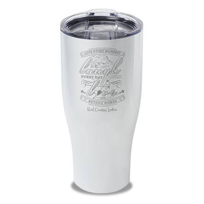 Live Laugh Love Laser Etched Tumbler