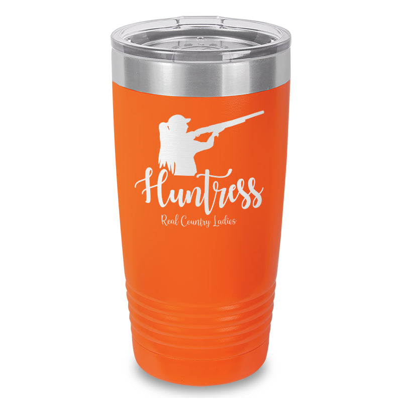 Huntress Shotgun Laser Etched Tumbler