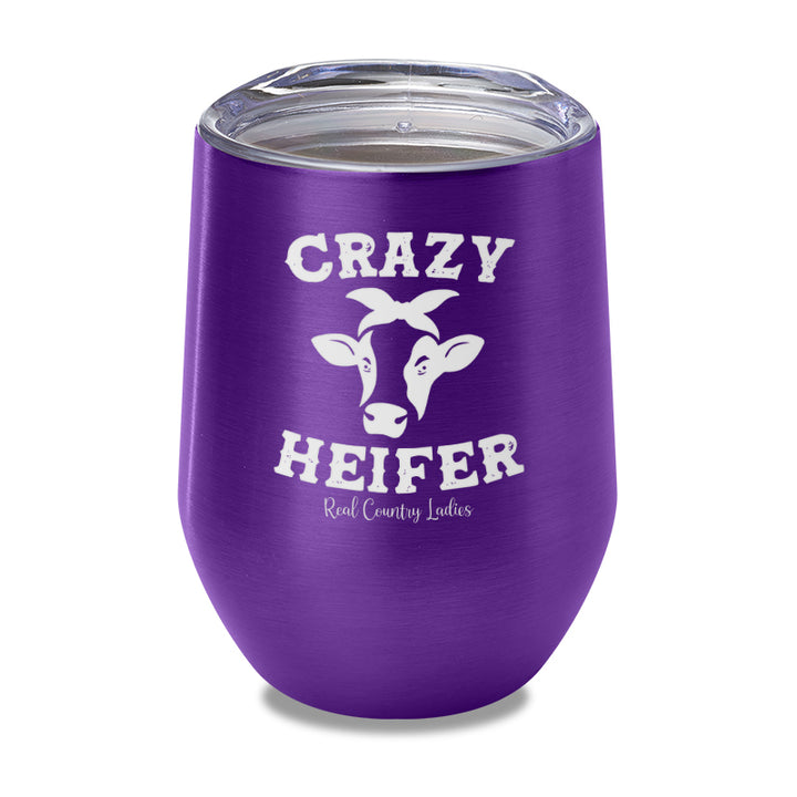 Crazy Heifer Laser Etched Tumbler