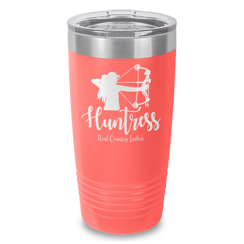 Huntress Bow Laser Etched Tumbler