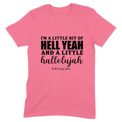 Hell Yeah And Hallelujah Black Print Front Apparel