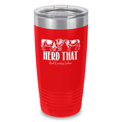 Herd That Laser Etched Tumbler