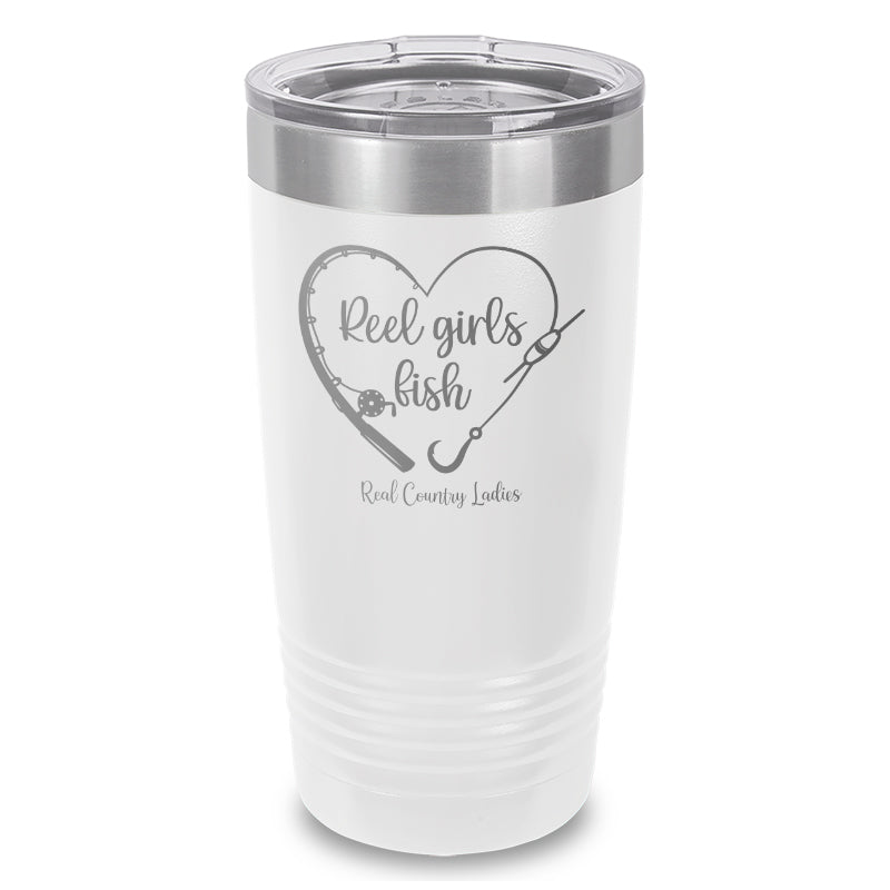 Reel Girls Fish Laser Etched Tumbler