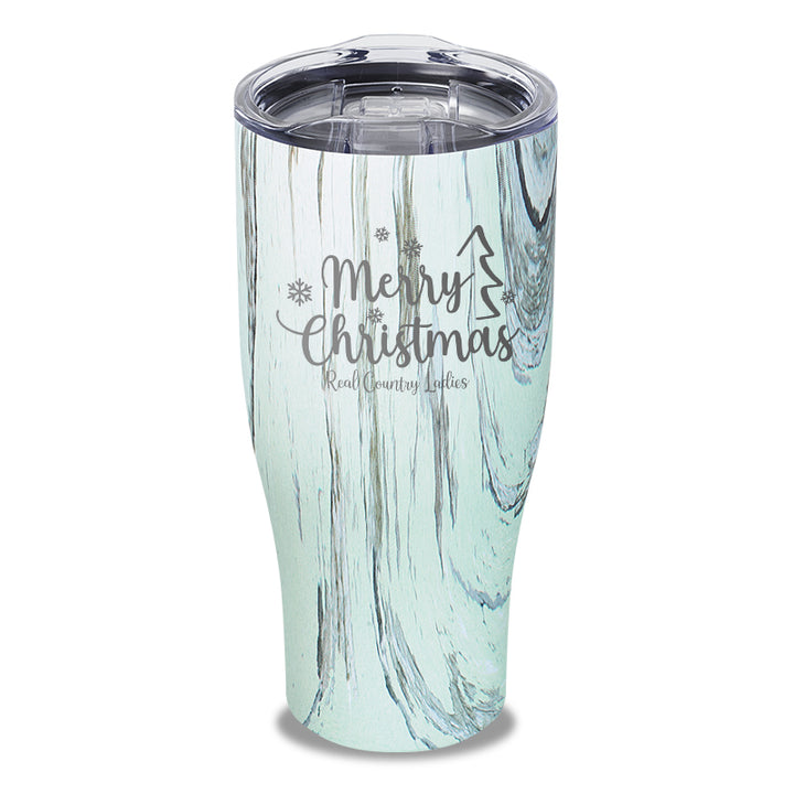 Merry Christmas Laser Etched Tumbler