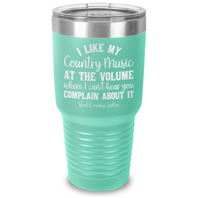 I Like My Country Music Laser Etched Tumbler