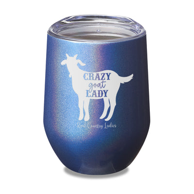 Crazy Goat Lady Laser Etched Tumbler