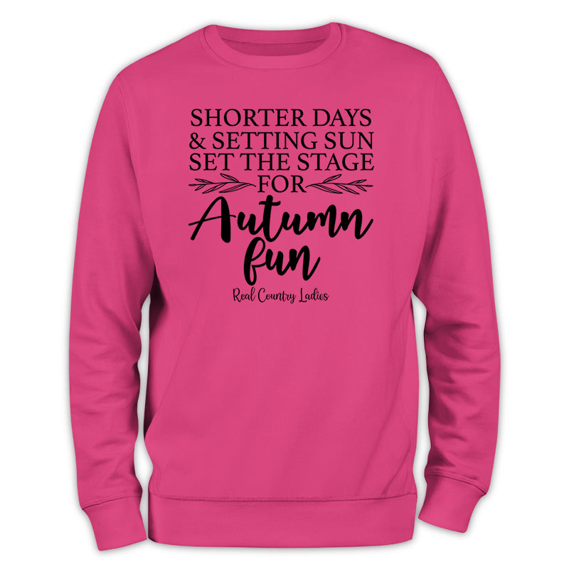 Shorter Days And Setting Sun Crewneck Sweatshirt