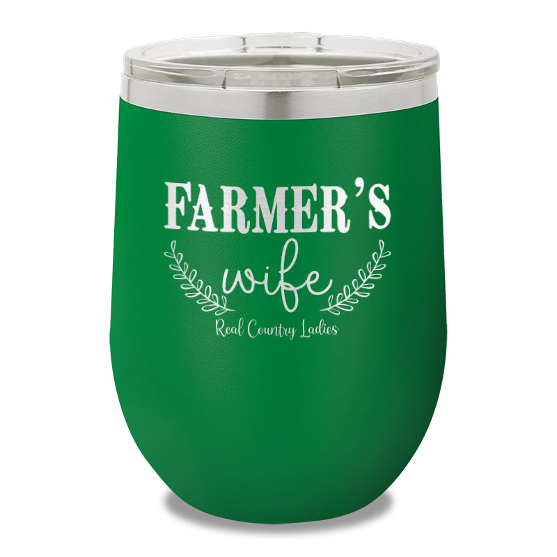 Farmer's Wife 12oz Stemless Wine Cup