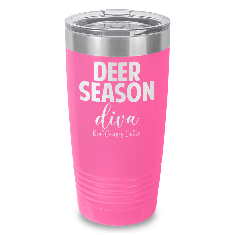 Deer Season Diva Laser Etched Tumbler