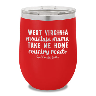 West Virginia Mountain Mama 12oz Stemless Wine Cup