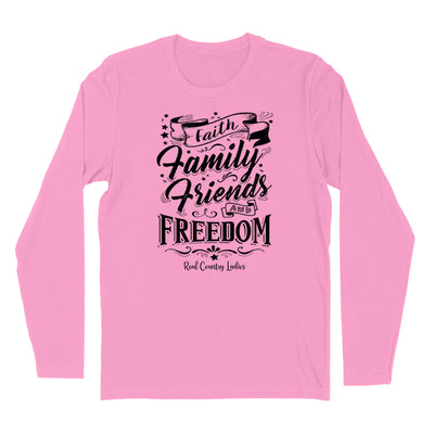 Faith Family Friends Black Print Hoodies & Long Sleeves