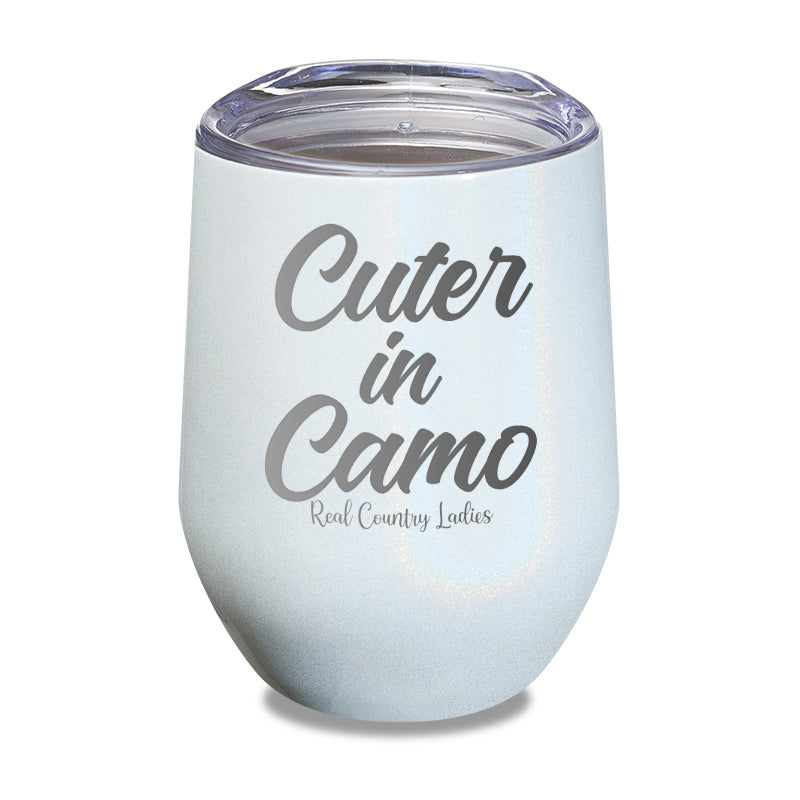 Cuter In Camo Laser Etched Tumbler