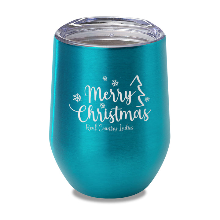 Merry Christmas Laser Etched Tumbler