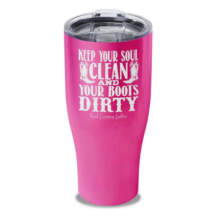 Keep Your Soul Clean Laser Etched Tumbler