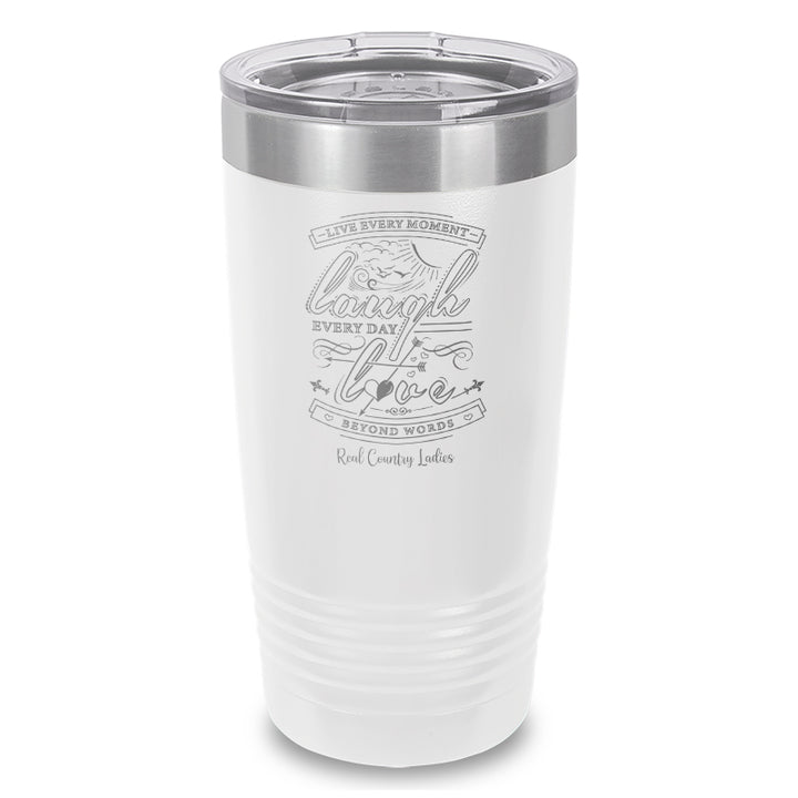 Live Laugh Love Laser Etched Tumbler