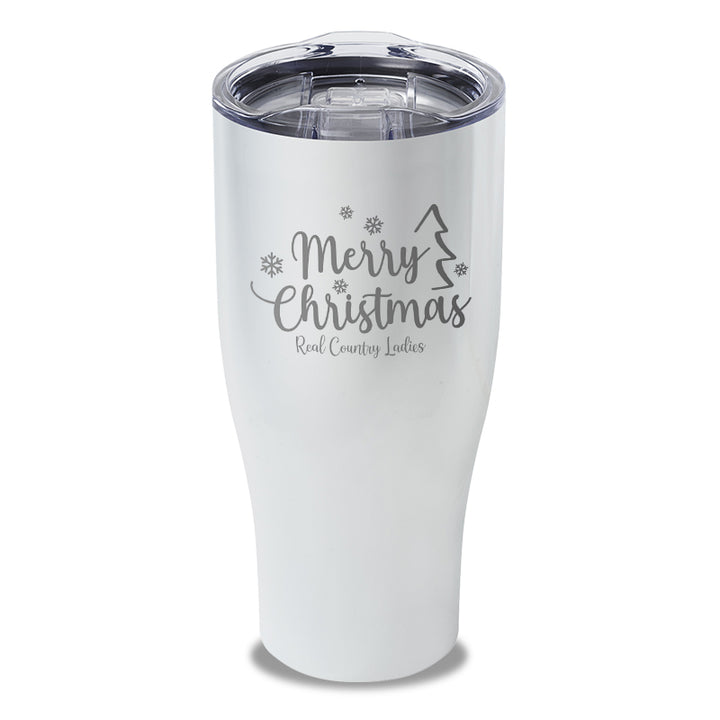 Merry Christmas Laser Etched Tumbler