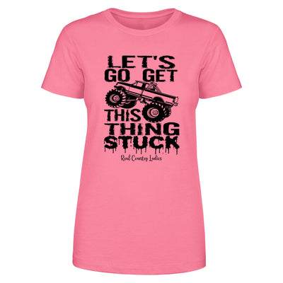 Get This Thing Stuck Black Print Front Apparel